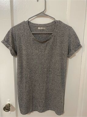 Awake Gray Marled Short Sleeve Crew Tee